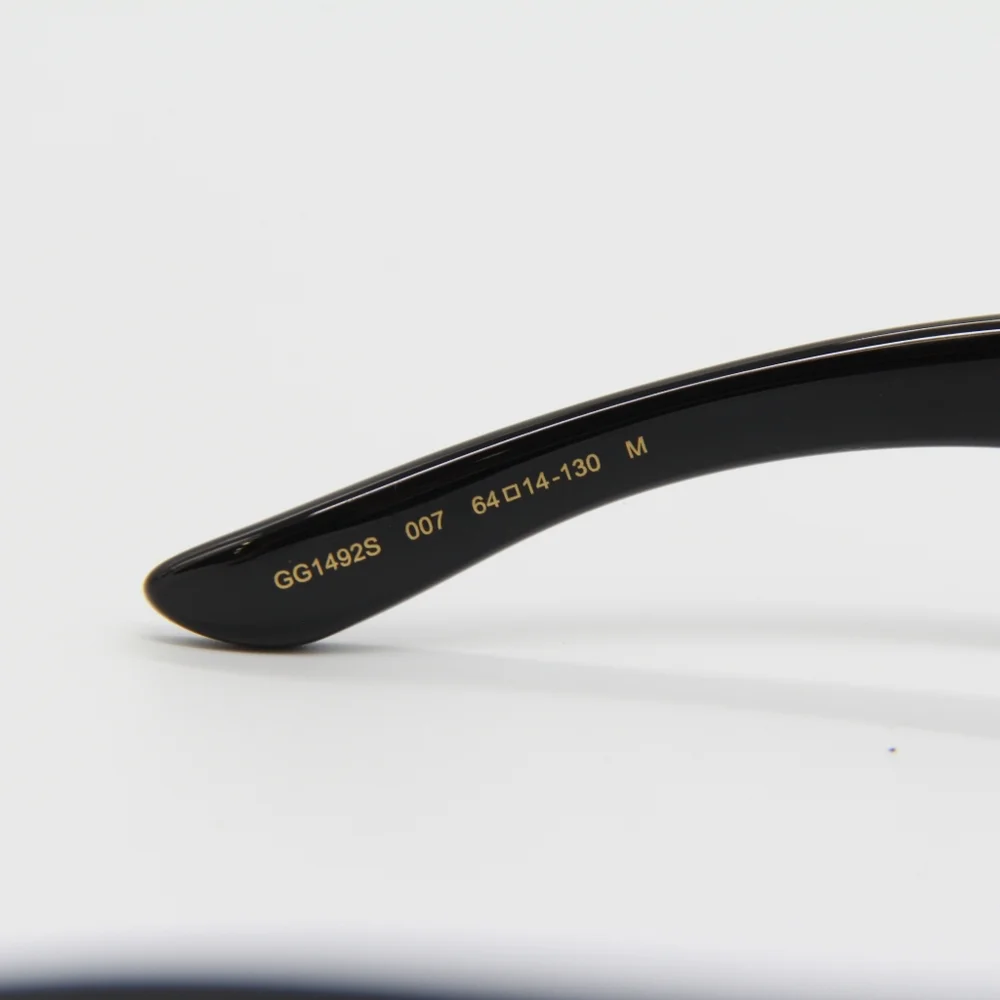 NEW GUCCI SUNGLASSES GG1492S BLACK UNISEX EYEWEAR
